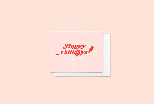Happy Y'allidays Christmas Card